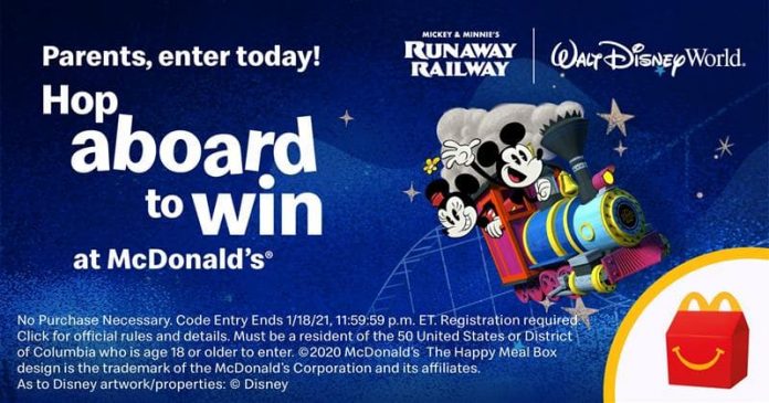 McDonald’s Hop Aboard to Win Game
