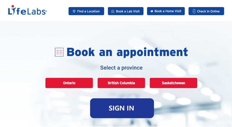 Lifelabs.com - Access My Results and Book Appointments Online